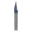 Freud 70-115 Engraving V-Groove Bit, 1/4 in Dia Cutter, 29/64 in L Cutting, 2 in OAL, 1/4 in Dia Shank