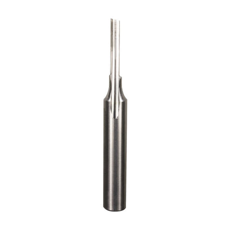 Freud 71-040 O-Flute Straight Bit, 1/8 in Dia Cutter, 1/2 in L Cutting, 2 in OAL, 1/4 in Dia Shank, 1-Cutter, Carbide