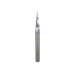 Freud 72-300 Router Bit, 1/32 in Dia Cutter, 1 in L Cutting, 3 in OAL, 1/4 in Dia Shank, 3-Cutter, Carbide