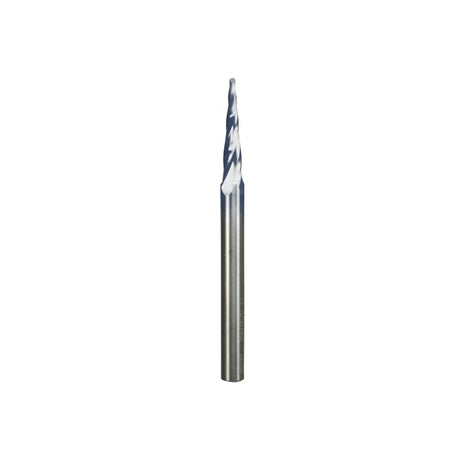 Freud 72-400 Router Bit, 1/16 in Dia Cutter, 1 in L Cutting, 3 in OAL, 1/4 in Dia Shank, 3-Cutter, Carbide