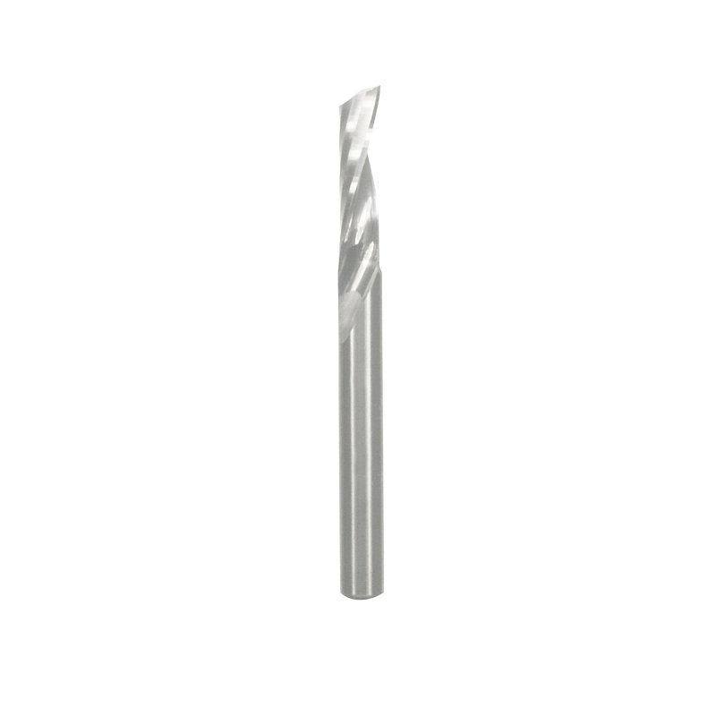 Freud 75-025 O-Flute Up Spiral Bit, 1/4 in Dia Cutter, 7/8 in L Cutting, 2-1/2 in OAL, 1/4 in Dia Shank, 1-Cutter