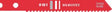 Milwaukee 48-42-2310 Jig Saw Blade, 9/32 in W, 4-1/8 in L, 10 TPI, Bi-Metal Cutting Edge