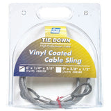 Tie Down Engineering Clear Vinyl Galvanized Steel 1/4 in. D X 6 ft. L Cable Sling