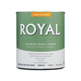Royal Semi-Gloss Tint Base Mid-Tone Base Paint + Primer Exterior 1 qt, Pack of 4