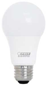 Feit Electric OM75DM/950CA/2 LED Lamp, 1100 Lumens, 12.2 W, A19 Lamp, 75 W Equivalent, E26 Lamp Base