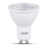 Feit Electric MR16GU105005K10KLED6 LED Bulb, Track/Recessed, 500 Lumens, 7 W, MR16 Lamp, 50 W Equivalent, GU10 Lamp Base