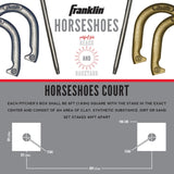 Franklin Sports 50020 Horseshoes Set, Cast Iron