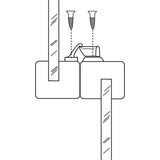 Prime-Line F 2574 Sash Lock, Zinc, Brass