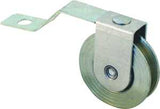 Prime-Line B 639 Roller Assembly, 1-3/4 in L Dimensions, 1 in Dia Roller, 1/4 in W Roller, Steel, Gray, 2-Roller