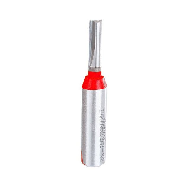 Freud 12-102 Router Bit, 1/4 in Dia Cutter, 7/8 in L Cutting, 2-7/8 in OAL, 1/2 in Dia Shank, 2-Cutter, Carbide