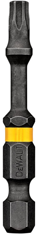 Impact Ready DWA2TX20IRB Power Single End FlexTorq Screwdriver Bit, T20, Torx, 1/4 in Hex Shank, 2 in L, Pack of 50