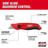 UTIL KNIFE SIDE SLIDING 6.25IN