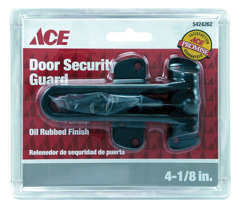 Ace 4.13 in. L Oil Rubbed Bronze Steel Chain Door Guard