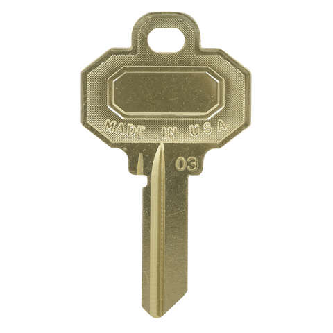 HILLMAN Baldwin House/Office Universal Key Blank Single, Pack of 10