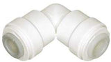Watts PL-3032 Tube Elbow, 1/2 in, 90 deg Angle, Plastic, 150 psi