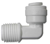 Watts PL-3028 Tube Elbow, 3/8 x 1/4 in, 90 deg Angle, Plastic, 150 psi Pressure