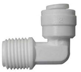 Watts PL-3039 Tube Elbow, 1/2 in, OD x MIP, 90 deg Angle, Plastic, 150 psi