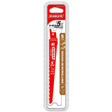 Diablo DS0656BWR5 Reciprocating Saw Blade, 6 in L, 6/12 TPI