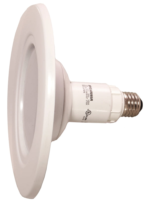 Sylvania 79622 LED Bulb, Track/Recessed, 65 W Equivalent, E26 Lamp Base, Dimmable, Frosted, 2700 K Color Temp