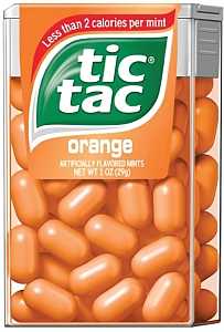 Tic Tac TTBIGO12 Fresh Mint, Orange Flavor, 1 oz, Pack of 12