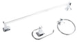 Boston Harbor 3603C Bath Hardware Set, Aluminum/Steel/Zinc, Chrome, 3-Piece, For: Bathroom