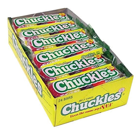 Chuckles 536706 Candy, Jelly, Cherry, Lemon, Licorice, Lime, Orange, 2 oz, Pack of 24