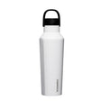 Corkcicle Classic Sport Canteen Series 2020GW Water Bottle, 20 oz, Stainless Steel/Silicone, Gloss White, Leakproof Lid