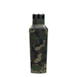 Corkcicle Classic Sport Canteen Series 2020PWC Water Bottle, 20 oz, Stainless Steel/Silicone, Woodland Camo, Insulated