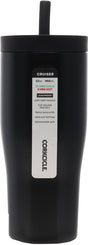 Corkcicle 2222MB Leakproof Tumbler, 22 oz, Twist to Lock Lid, Steel, Matte Black, Insulated