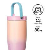 Corkcicle Go Cup XL Series 2830SL Tumbler, 30 oz, Stainless Steel, Lover, Insulated