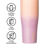 Corkcicle Go Cup XL Series 2830SL Tumbler, 30 oz, Stainless Steel, Lover, Insulated