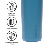Corkcicle Sierra Series 2817MNS Commuter Cup Travel Coffee Mug, 17 oz, Ceramic, North Shore