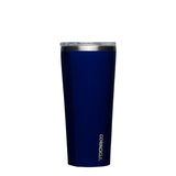 Corkcicle 2124GMN Classic Tumbler, 24 oz, Shatterproof, Sliding Lid, Stainless Steel, Gloss Midnight Navy, Insulated