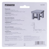 ProSource FC-Z03-C4PS Corner Brace, 3 in L, 3 in W, 1/2 in H, Steel, Zinc-Plated, 1.6 mm Thick Material