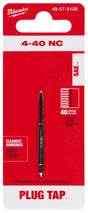 Milwaukee 49-57-5108 Straight Flute Plug Tap, #4-40 Thread, Coarse Thread, HCS