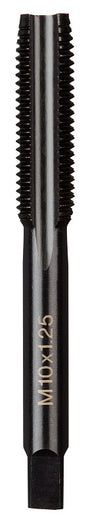 Milwaukee 49-57-5153 Straight Flute Plug Tap, M10x1.25 Thread, Coarse Thread, 31.75 mm L Thread, 4-Flute, HCS