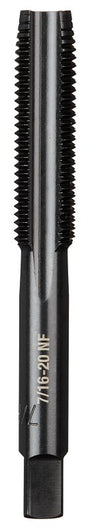 Milwaukee 49-57-5157 Straight Flute Plug Tap, 7/16-20 Thread, Fine Thread, HCS