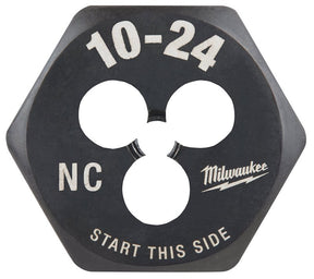 Milwaukee 49-57-5325 Threading Die, #10-24 Thread, NC Thread, Right Hand Thread, HCS
