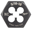 Milwaukee 49-57-5342 Threading Die, 5/16-18 Thread, Coarse Thread, HCS