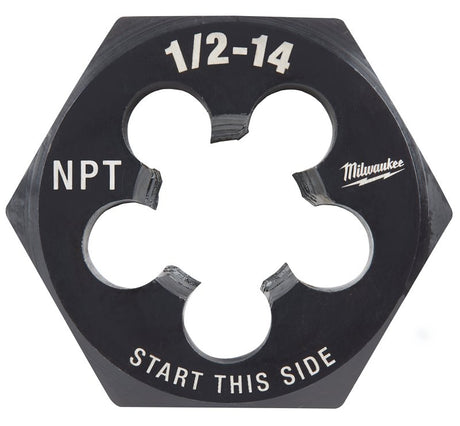 Milwaukee 49-57-5393 Threading Die, 1/2-14 Thread, NPT Thread, HCS