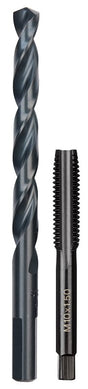 Milwaukee 49-57-5554 Drill and Tap Bit, HCS, Black Oxide, Specifications: M10x1.5 Straight Flute Plug Tap, R Drill