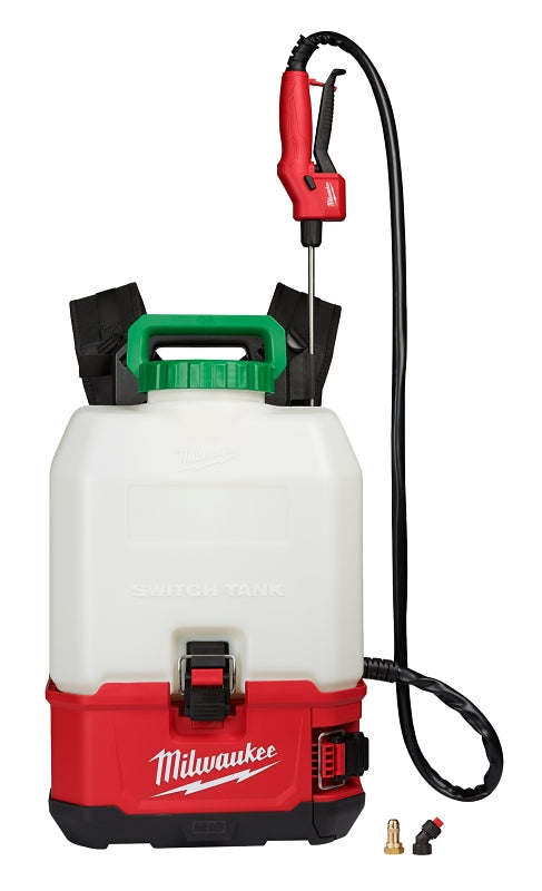 Milwaukee M18 2820-20PS Backpack Sprayer, 4 gal Tank, 25 ft Spray Range