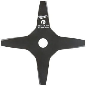 Milwaukee 49-16-2757 Brush Cutter Blade, 9 in L, 9 in W, Steel
