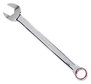 Vulcan PG11/16 Combination Wrench, SAE, 11/16 in Head, Chrome Vanadium Steel, Polished Mirror