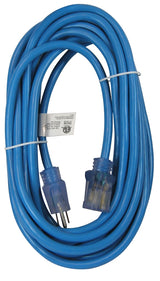 PowerZone ORCW511825 Extension Cord, 12 AWG Cable, 5-15P Grounded Plug, 5-15R Grounded Receptacle, 25 ft L, 125 V