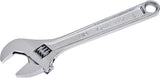 Crescent AC28VS Adjustable Wrench, 8 in OAL, 1-1/8 in Jaw, Steel, Chrome, Non-Cushion Grip Handle