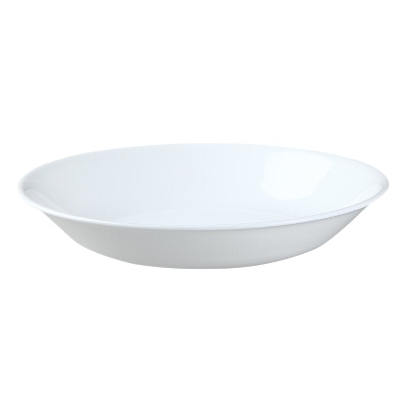 Corelle 6017639 Pasta Salad Bowl, 20 oz, Glass, Winter Frost White