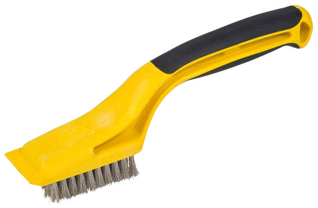 Hyde 46800 Stripping Brush, 2-1/4 x 1-1/8 in Brush, Stainless Steel Trim