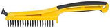 Hyde 46806 Wire Stripping Brush with Scraper, 5-1/4 in L x 1/2 in W Brush, Carbon Steel Trim