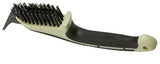 Hyde 46835 Wire Brush with Scraper, 1 in L Trim, HCS Bristle, 1-13/64 in W Brush, 9-1/4 in OAL